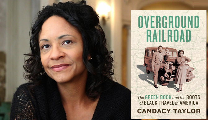 Candacy Taylor with Book The Overground Railroad